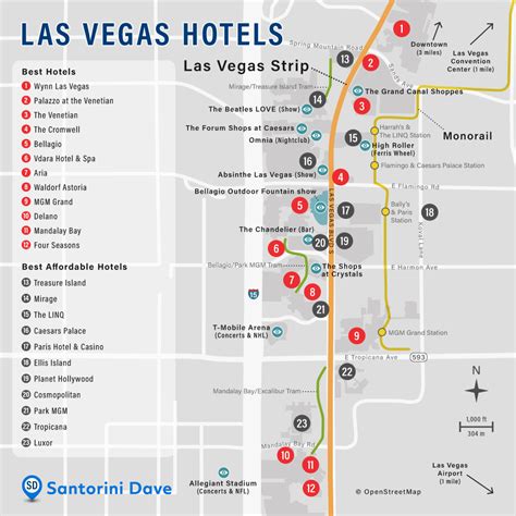 Map of las vegas resorts Guests 1 room, 2 adults, 0 children